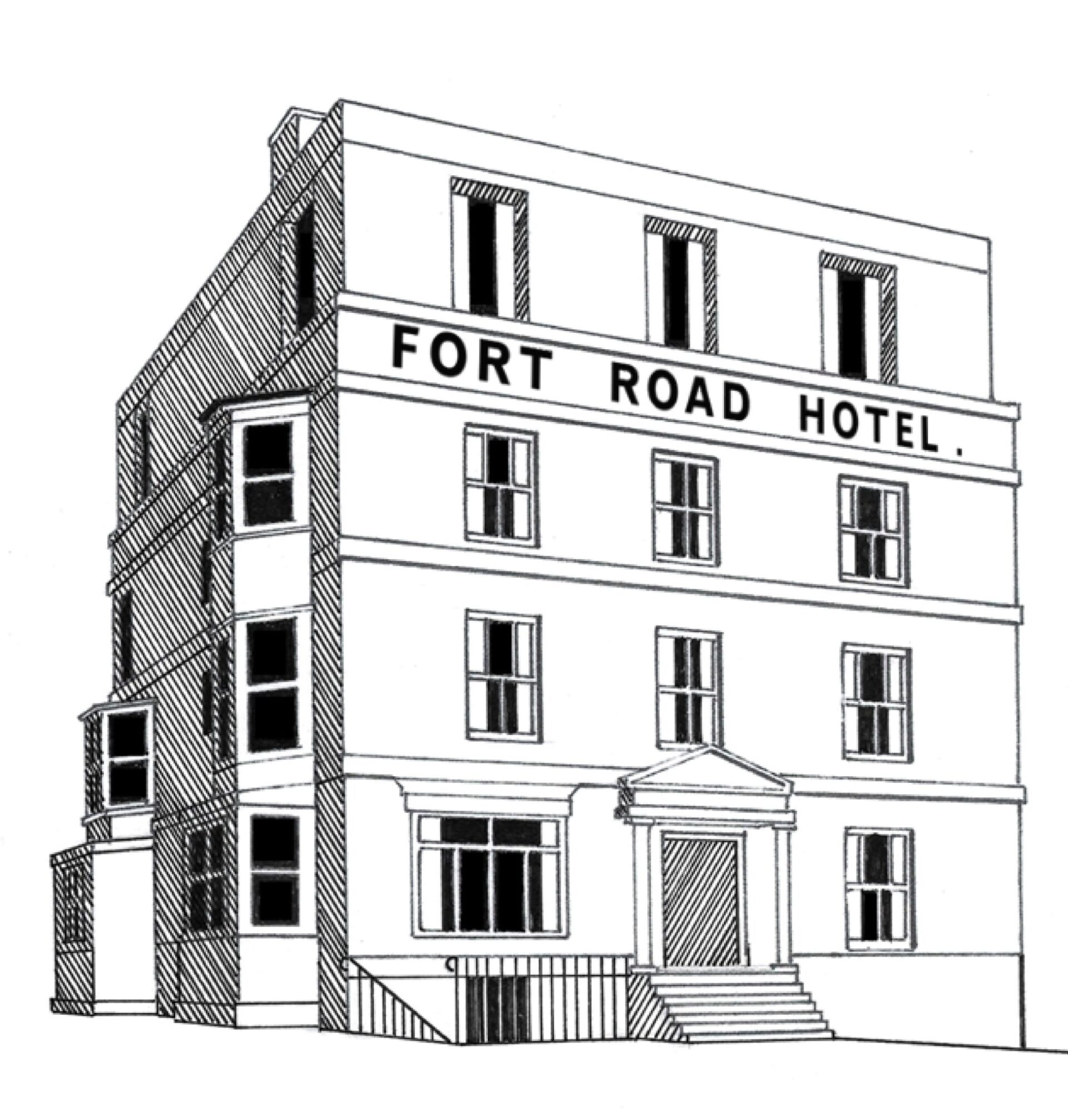 Sketch of hotel